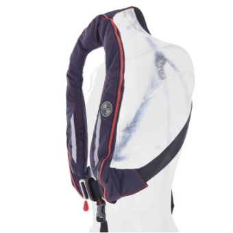 Ocean Safety Inflatable Life Jacket Sport 170 N Self Harness Navy Blue