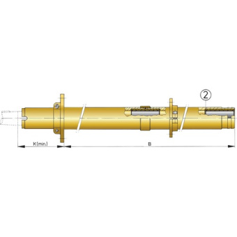 Vetus BR350 - Third Rubber Bearing for 50mm Deadwood Tube