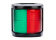 Hella Series 2984 2-Colors Navigation Light, 12v/2x 25w, 2x 112,5°, BSH-2NM, Black Housing, Red/Green Lens