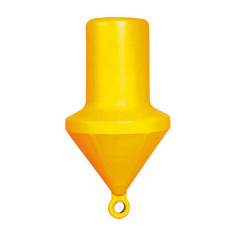 Plastimo 16433 - Cylindrical marking buoy yellow Ø 40 cm - 38 kg