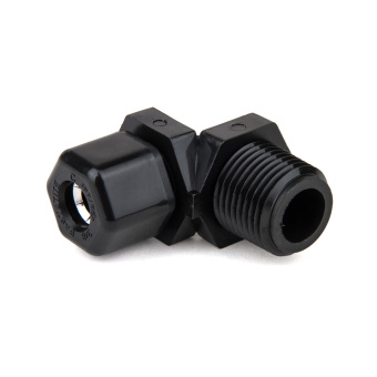 Sea Recovery 0204021869 90° 3/8" MPT x 3/8" Tube Plastic Elbow