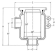 Allpa Nickel Plated Brass With Stainless Steel Cooling Water Strainer Kit 316 Strainer, 3/8", H=105mm, 1800L/H
