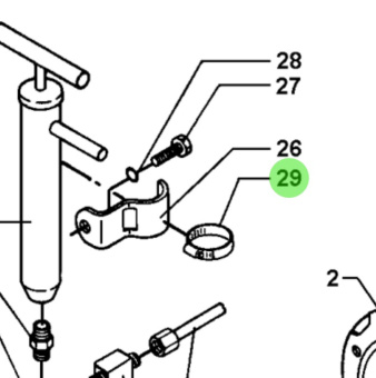 Bukh 569A0023 - Anti-Corrosive Clamp for DV36 and DV48 Engines