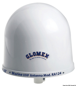 Osculati 29.996.08 - GLOMEX VHF RA124 Antenna