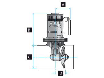 Lewmar 590013 - Electric Thruster TT185 6.0KW 24V Gen2