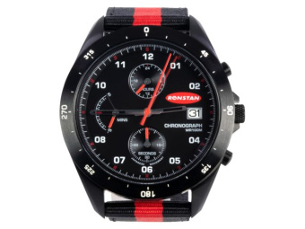 Ronstan RF4056 - ClearStart Analogue Watch, 43mm, Black S/S