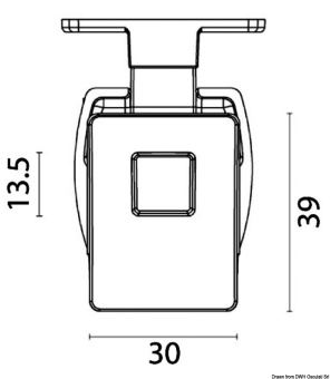 Osculati 38.193.00 - Brass Switch With Lock