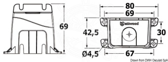 Osculati 16.602.12 - ATTWOOD Circuit Breaker for any 12V 15A Bilge Pumps