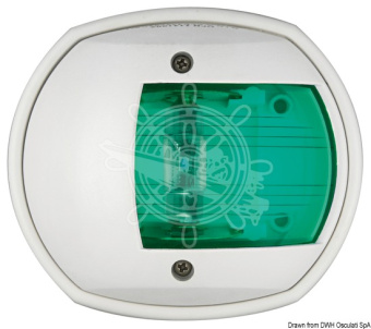 Osculati 11.448.12 - Compact White/112.5° Right Led Navigation Light