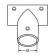 Euromarine Straight Tee 90° A4 Ø22mm