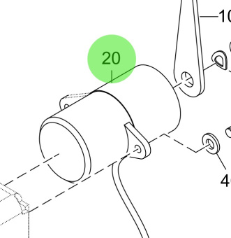 Steyr 2176860-1 - Accelerator Potentiometer Spare Part