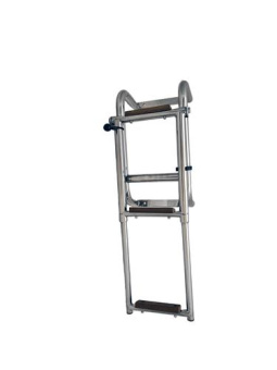 Hollex Foldable Swimming Ladder AISI316 3 Steps Teak
