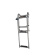 Hollex Foldable Swimming Ladder AISI316 3 Steps Teak