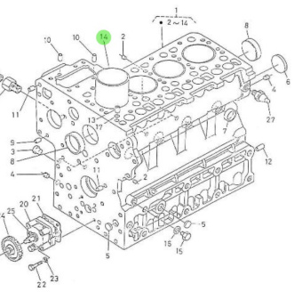 Nanni Diesel 970301910 - Cylinder Liner for 4.190HE Engines