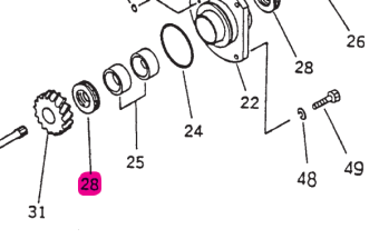 Northern Lights 6127-31-6261 - Thrust bearing