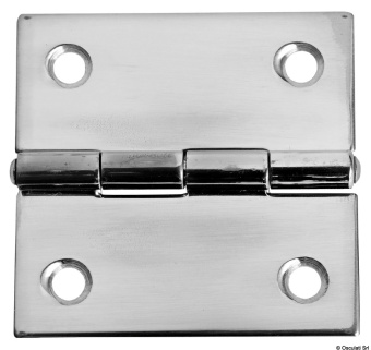 Osculati 38.467.83 - Hinge Mirror Polished Stainless Steel 51x51 mm