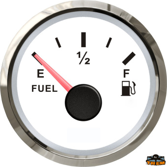 Trem L3274034 - Fuel Level Meter White Cut-Out Diameter 52 mm
