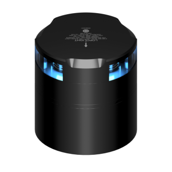 Lopolight 200-022G2-RPM+005-B - Navigation Light 360° Blue Fuel. Light, Dimm. + 135° Stern Non-Dimm