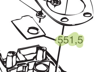 RM69 RM551.5 Sea Lock Valve Housing Plate