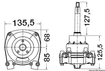 Ultraflex T73 RFC Rotary Steering System - Osculati 45.073.00