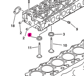 Northern Lights 6221-11-1320 - Exhaust Valve Seat - Std. 