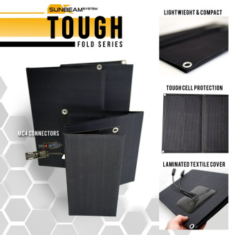 SUNBEAMsystem Tough Fold 21W Solar Panel