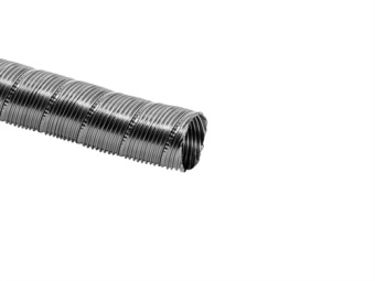 Wallas 1028 - Stainless Steel Exhaust Hose, Ø 28mm
