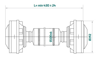 Aquadrive HDL42.680 Flanged – Heavy Duty Line Anti-Vibration Thrust Bearing System