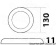 Osculati 13.408.01 - Ultra-Flat LED Light White Ring Nut 12/24 V 3 W