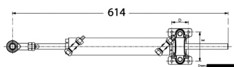 Osculati 45.284.02 - Hydraulic Clyinder For Inboard Engine UC 168-I