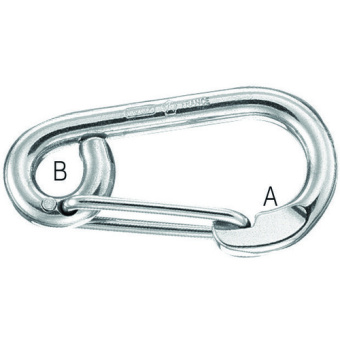 Plastimo 402491 - Stand Stainless Steel Carabiner 100mm