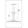 Barka Table Leg, Gas Spring, Surface-Mounted 475-765mm