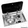 Osculati 50.714.02 - Built-in single hob - left sink w/ glass cover and mixer