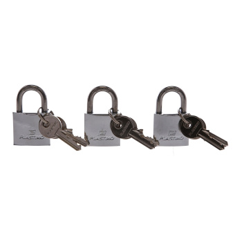 Plastimo P203971 - Stainless Steel Padlock - 40 mm (3 pcs)