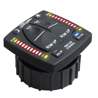 Bennett Integrated Helm Control Switch with Indicator – All-in-One Trim Tab Control