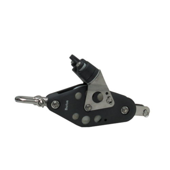 Barton N06631 – Fiddle Block Swivel with Becket and Cam Size 6 64mm, Plain Bearing, Ø44/72mm Sheaves, Max Rope 14mm