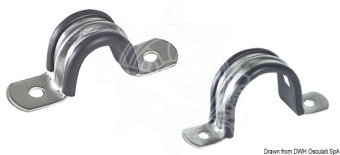 Osculati 18.040.36 - U-Clip Rubber-Coated AISI 304 36 mm