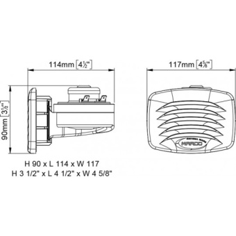 Marco Electromagnetic Horn 12V