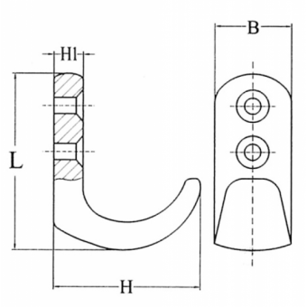 AISI 316 Hook