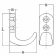 AISI 316 Hook