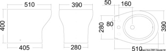 Osculati 50.227.04 - TECMA Silence Plus 2G Bidet