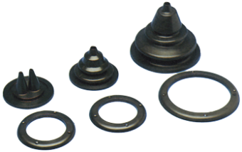 Allpa Steering Cable Grommet & Ring, Cut Out Size Ø118mm, Outer Ø150mm, H=120mm
