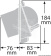 Osculati 25.088.02 - RITCHIE Venturi Sail Compass 3"3/4 Black/Red
