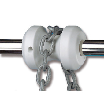 Trem Chain & Line Unwinding Pulley for Guardrail Pipe Ø22–25 mm