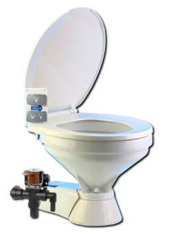 Jabsco 37045-1092 - Quiet Flush Electric Toilet Fresh Water Flush Models