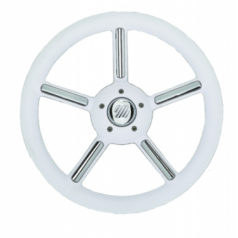 Ultraflex White V56 Steering Wheel 350 mm