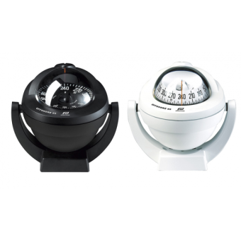 Plastimo Bracket Mount Offshore 95 Compass Black With Black Flat Card