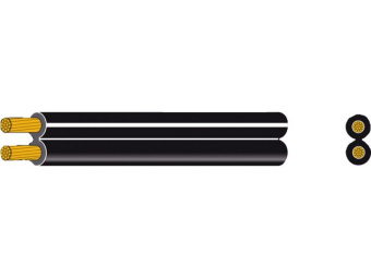 Automarine Speaker Cable Black/Black-White 2x1.5mm² 30m