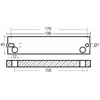 E. Polipodio Aluminium Plate For 40/70 HP 4T Engine