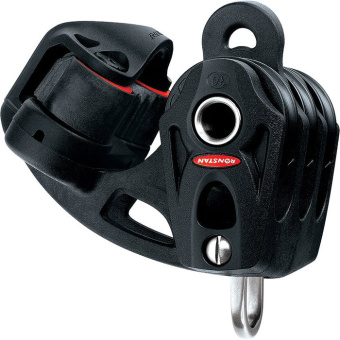 Ronstan RF35332 Series 30 Ball Bearing Orbit Block, Triple with Becket & Cleat